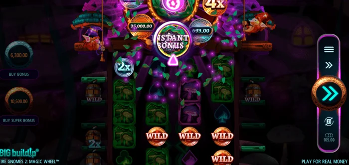 Fire Gnomes 2 Magic Wheel - rrota magjike në veprim